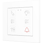 ZENNIO ZVIFR55X6 FLAT RGB 55 X 6. CAPACITIVE GLASS BUTTON