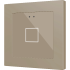 ZENNIO ZVIFR55X1C FLAT RGB 55 X1. CAPACITIVE GLASS BUTTON
