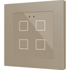 ZENNIO ZVIFR55X4C FLAT RGB 55 X 4. CAPACITIVE GLASS BUTTON