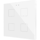 ZENNIO ZVIFR4W FLAT RGB 4. CAPACITIVE GLASS BUTTON -