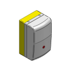 INIM CB-MC200N BLACK plastic thickness to distance the base of the contact for Air2- MC200N from the wall