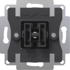 ZENNIO 8300034 ZS55. Double two-way rocker switch insert 10 AX/
