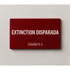 COOPER CSA INCENDIO CSA08679-3 DICITURA 5965 IT CARENZA OSSIGENO