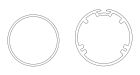 NICE 913.15.00 Tondo 40x1,5 ruota + corona