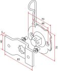 FAAC A5806_0551 TM2 SUP58 Square Pin Support and Omega
