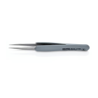 KNIPEX 92 21 14 ESD ESD stainless steel rubber tweezer