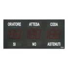 PASO CT2001 Tabellone luminoso di sala per sistema CS2100 (Testi serigrafati in Italiano)
