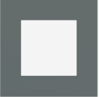 EKINEX EK-PQP-FVC Placca FF/71 (Form/Flank/NF) quadrata (80x80) 1 finestra
