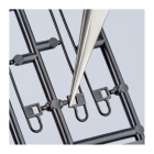 KNIPEX 92 22 04 Universal stainless steel tweezer