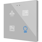 ZENNIO ZVIFR4 FLAT RGB 4. CAPACITIVE GLASS BUTTON -