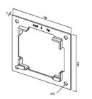 NICE 703.41.00 Supporto a parete Kit supporti serie Era XL taglia diametro 90 mm