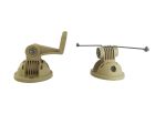 ELKRON FIRE 80SP7600123 SSM Coppia di snodi con adattatore per catarifrangente