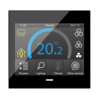 ZENNIO ZVIZ35V3A Z35 3.5" Capacitive Touch Panel Black