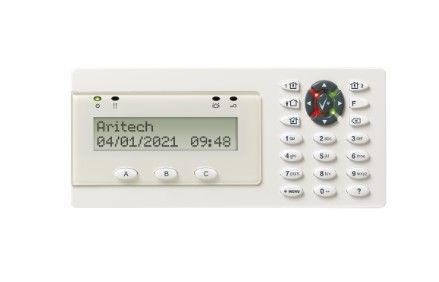 ARITECH INTRUSION ATS1136 Horizontal keyboard with Mifare Desfire EV1/EV2 proximity reader for Advisor Advanced series control units