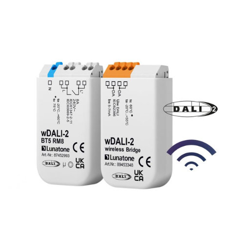 LUNATONE 87452993 wireless relay: wDALI-2 Relay, 8A continuous curre