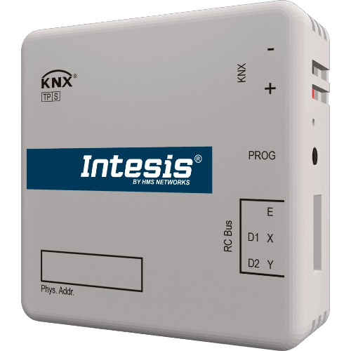 INKNXACA001I000 Intesis Gateway Bosch Commercial e VRF a KNX TP — 1 Unità Interna — Connessione via bus XYE