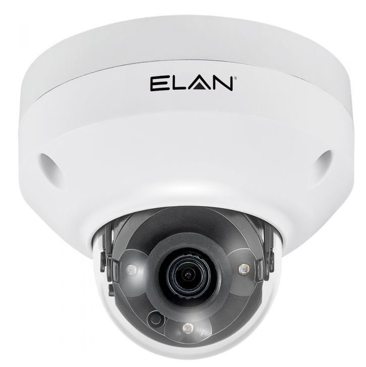 EL-IP-ODF2-WH Telecamere IP ELAN Sorveglianza IP Obiettivo fisso Telecamera dome da esterno 2MP con IR (Bianco)
