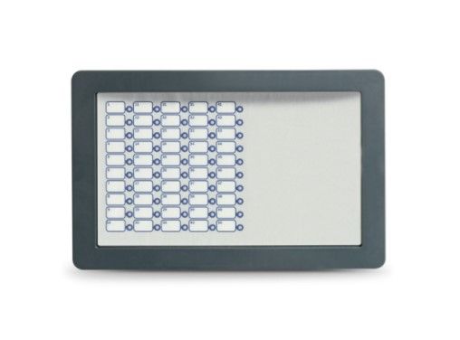 INIM FIRE FPMLED-G Front module equipped with 50 programmable three-color LEDs