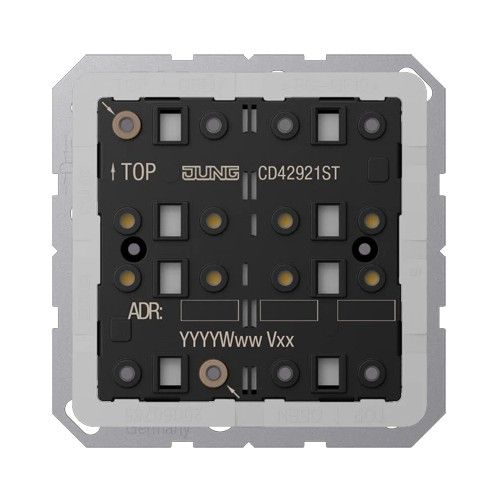 JUNG CD42921ST Modulo per sensore a tasti KNX con acc. bus integr