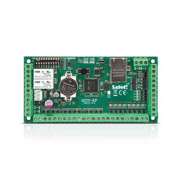 ACCO-KP2 Gate controller with management of SATEL readers or WIEGAND terminals