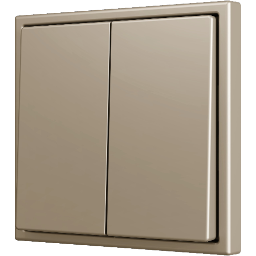 ZENNIO ZS702PB2M ZS70. Double Soft push button for 2 binary inputs