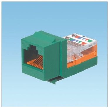 PANDUIT NK5E88MGRY NK Cat 5e leadframe jack module - Green