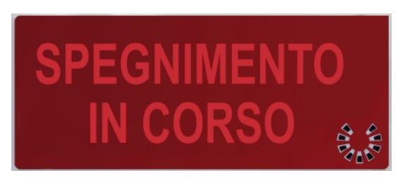 COOPER CSA FIRE CSA08589 INSCRIPTION 5955 'SHUTDOWN IN PROGRESS'