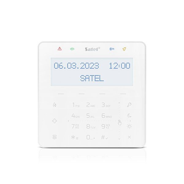 SATEL INT-KSG2R-W Customizable touch sense keyboard with reader