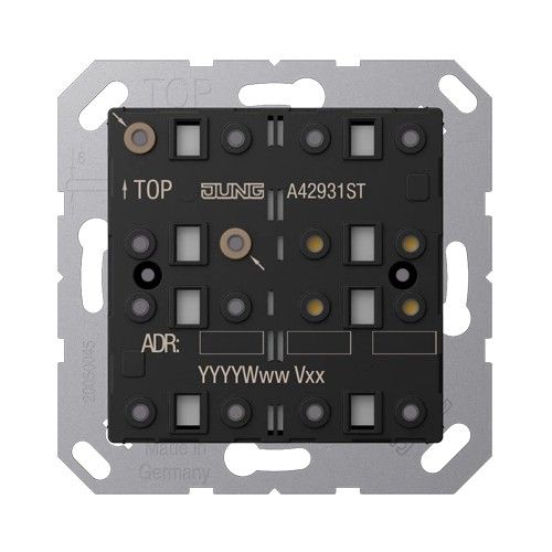 JUNG 42931ST Modulo per sensore a tasti KNX con acc. bus integr