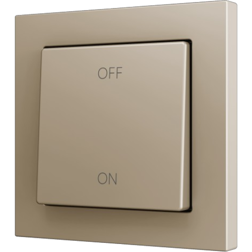 ZENNIO ZS551PB2CC ZS55. Simple Soft push button for 2 binary inputs
