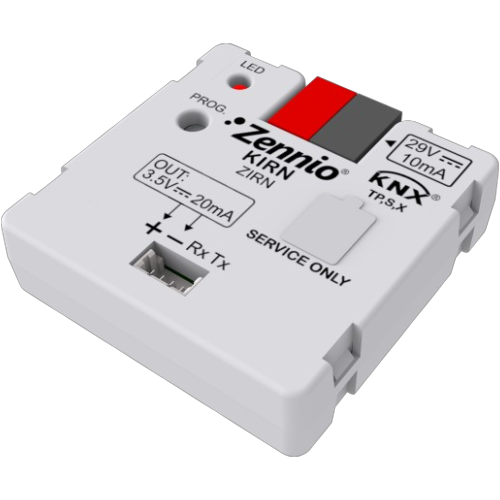 ZENNIO ZIRN KIRN. KNX Interface to InroomNode