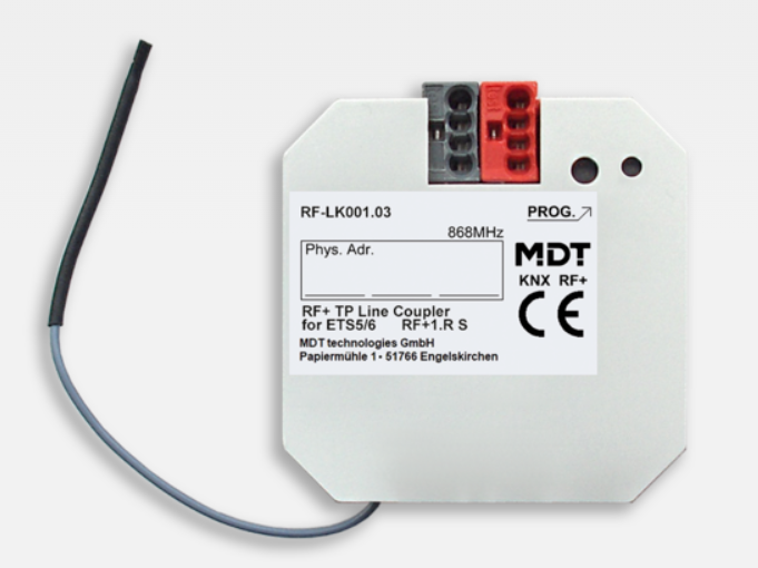 MDT RF-LK001.03 Accoppiatore di linea KNX RF+, da incasso