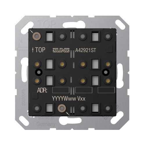 JUNG A42921ST Modulo per sensore a tasti KNX con acc. bus integr