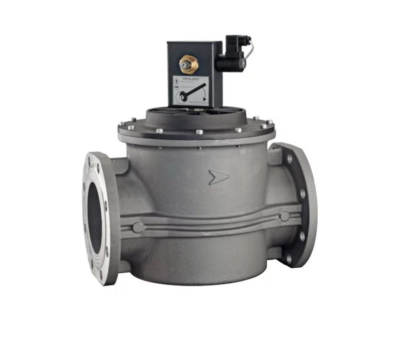 TECNOCONTROL VR754/12 NC manual reset solenoid valve DN 150 6 bar 12 Vdc