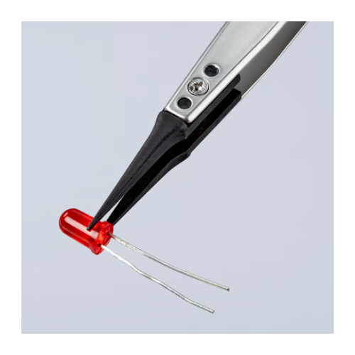 KNIPEX 92 81 02 Tweezer with ESD interchangeable tips