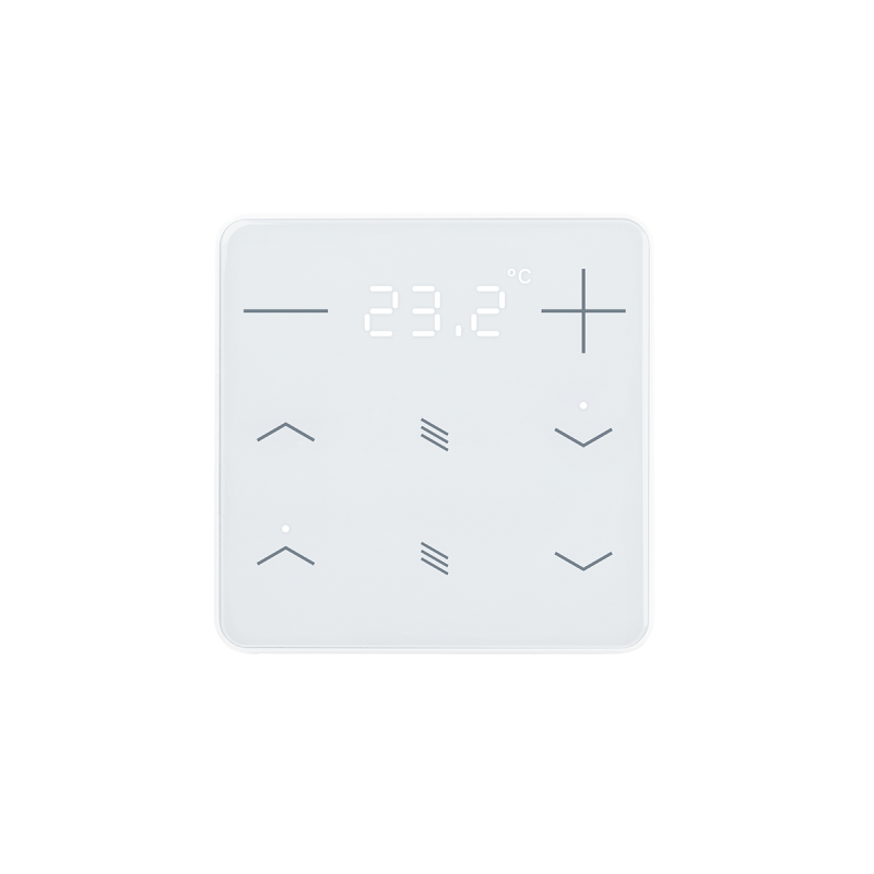 ELSNER 71103 KNX eTR 202 Sunblind, white RAL 9003 Button for Temperature, 2x Solar Protection