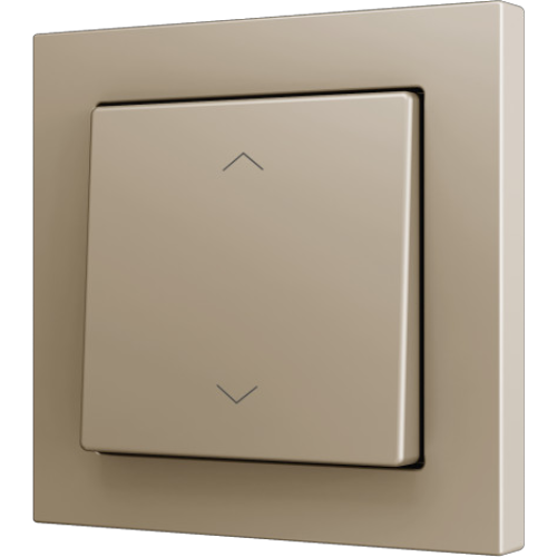 ZENNIO ZS551PB2SHC ZS55. Simple Soft push button for 2 binary inputs