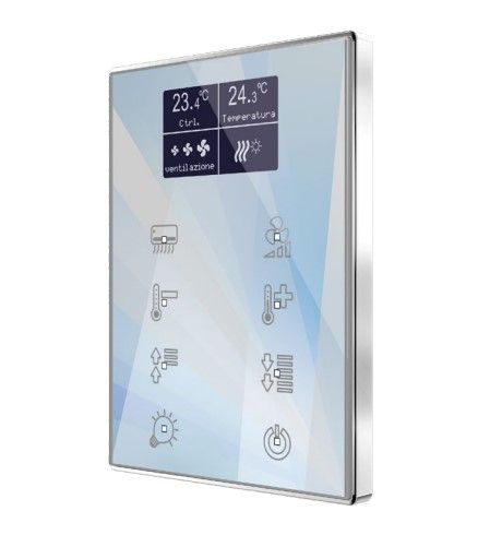 ZENNIO ZVI-TMDD TMD-Display One - Controllore di sala capacitivo KNX