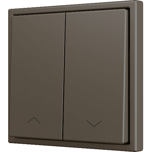 ZENNIO ZS702PB2SHM ZS70. Double Soft push button for 2 binary inputs