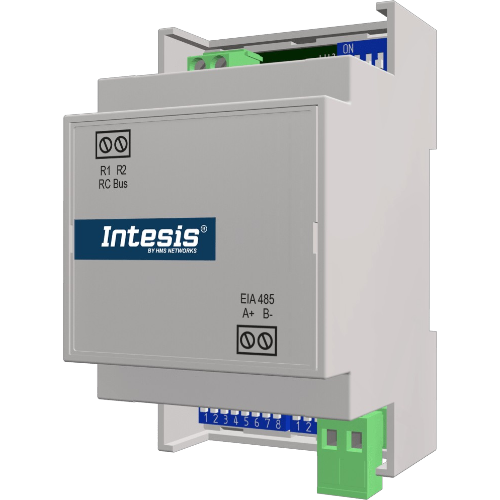 INMBSPAN001R000 Intesis Gateway Panasonic ECOi e PACi a Modbus RTU — 1 Unità Interna — Connessione via bus R1/R2 — Configurazione via DIP switch
