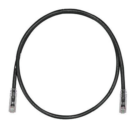 PANDUIT UTPSP5MBLY Copper Patch Cord- Cat 6- Black UTP Cable- 5 Mets