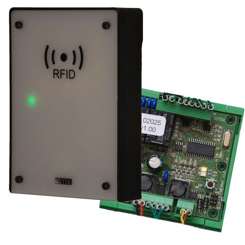 IGTEK 40002 KIT LETTORE BADGE RFID IN SCATOLA D'ALLUMINIO PER