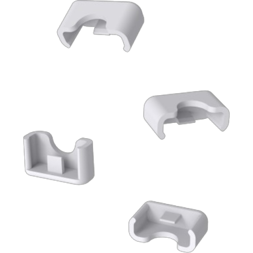 ZENNIO ZACPCCB Comb busbar - Protector plastic cap - 12 units