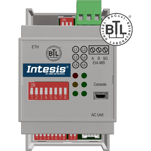 INTESIS INBACDAI001I000 Daikin AC home units at BACnet IP/MSTP interface - 1 unit