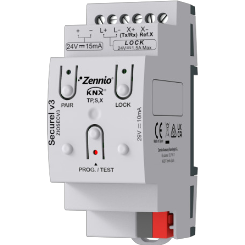 ZENNIO ZIOSECV3 IWAC - Securel v3 - Encrypted Relay with KNX Secur