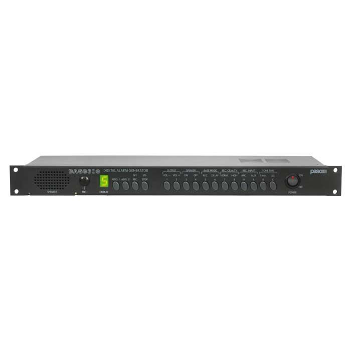 PASO DAG9300 Alarm tone generator (12) and voice recorder (2)
