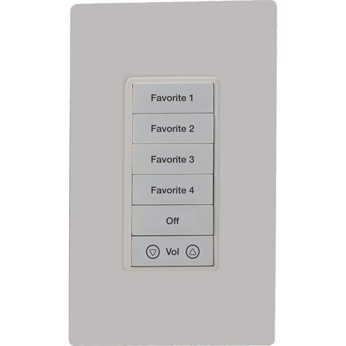ELAN KEY PAD KPCW7W Keypad Controller, 7 Buttons, White