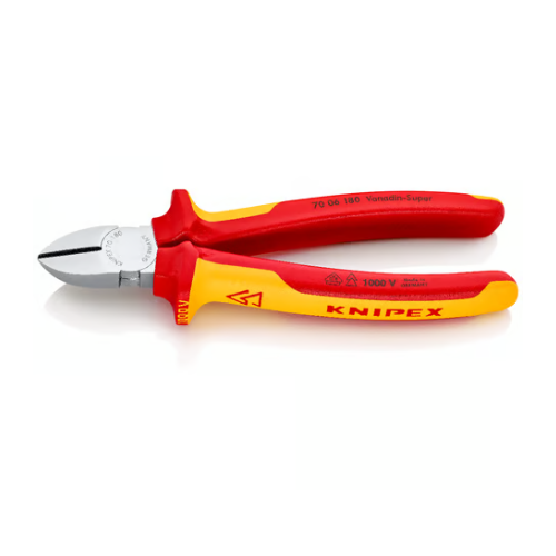 KNIPEX 70 06 180 Side cutter for mechanics