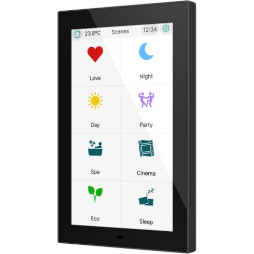 ZENNIO ZVICX50A CX50. Capacitive touch panel 5 pollici - Anthracit