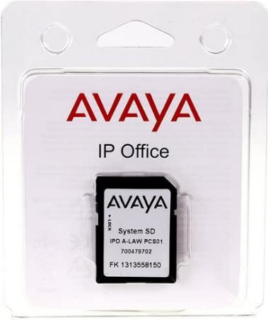 AVAYA 700479702 IPOFFICE IP500 V2 SYSTEM SD CARD A-LAW
